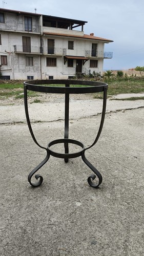 Tavolinetto ferro battuto - tavolinetto, in