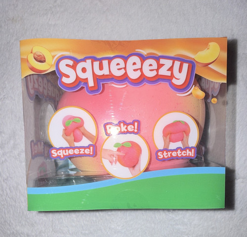 Squeezy peach squeeze ball - peach,