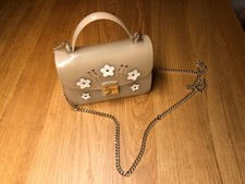 FURLA Candy glossy rubber small satchel piccola borsa PVC lusso elegante