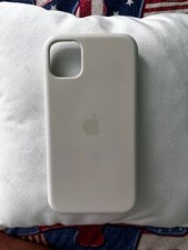 Apple Silicone Cover per Apple iPhone 11 - Bianco
