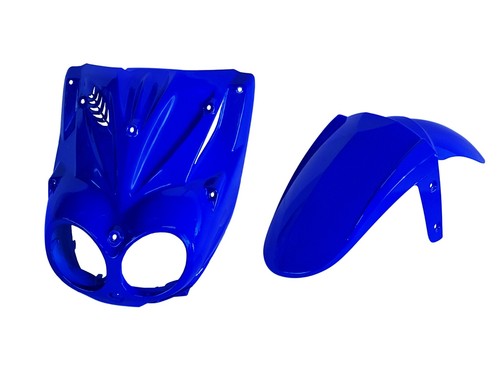 Face avant garde boue bleu - +,