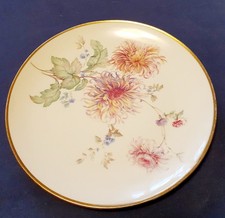 Piatto sfarzoso Lindner piatto torta elegante Aster fiori Kueps Bavaria fatto a mano