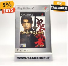 ONIMUSHA WARLORDS PLATINUM SONY PLAYSTATION 2 PS2 PAL ITALIANO  COMPLETO