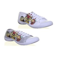 Donna con Lacci Stampato Tela