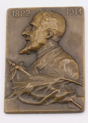 Piastra bronzo 1914 - bronzo, firmata