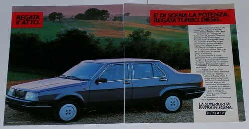Advert pubblicità 1986 - pubblicità, fiat