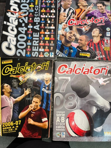Lotto album calciatori - album,