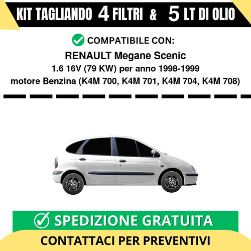 Tagliando per renault - renault, megane