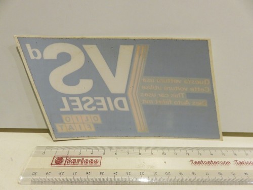 Vecchio adesivo pubblicitario - adesivo,