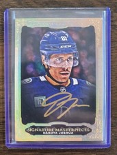 2023-24 UD Ultimate Collection Signature Masterpieces Gold Auto Dakota Joshua
