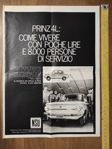 Pubblicità vintage anno 1970