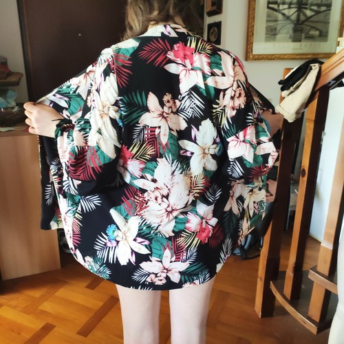 Casacca copricostume fiori - casacca,