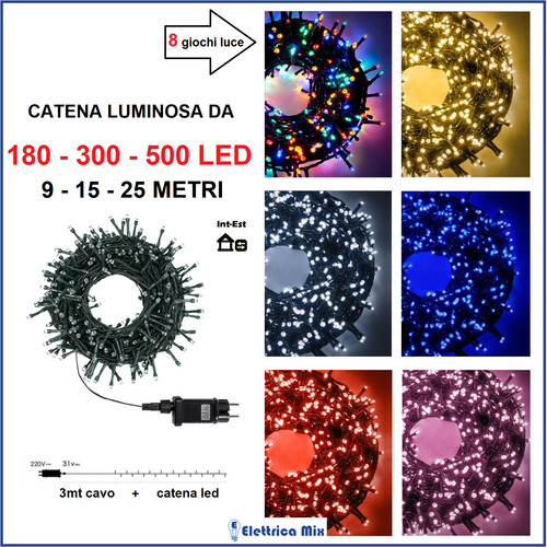 Luci natale led - a, da