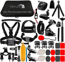 Kit accessori action camera reflex 50 in 1 per nuova Gopro Hero 13 an
