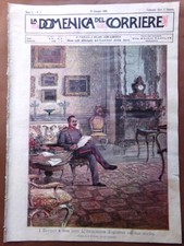 La Domenica del Corriere 15 Gennaio 1899 Dreyfus Michele da Carbonara Guglielmo