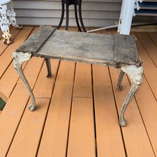 Antico sgabello vanità panca