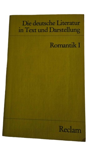 Reclam romantik libro - romantik, i