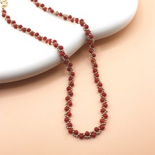 Collana donna sfere corallo