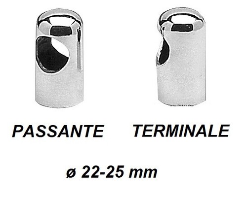 Terminale corrimano acciaio - terminale,