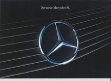 Mercedes Benz SL Cabriolet 300SL /300SL-24/500SL - R129 1989 depliant brochure