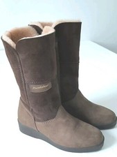 STIVALI INVERNALI CANDAHAR SVIZZERA PELLE FODERATTI IN PELLICCIA DONNA TAGLIA EU