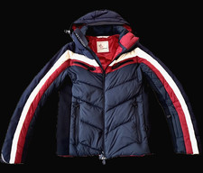 Moncler giacca sci uomo blu scuro originale, taglia 3 (50), ottime condizioni