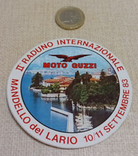 (0497) LOTTO Adesivo originale 70 80 MOTO GUZZI Mandello del Lario 1983
