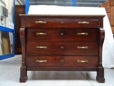 Comò Impero in noce a