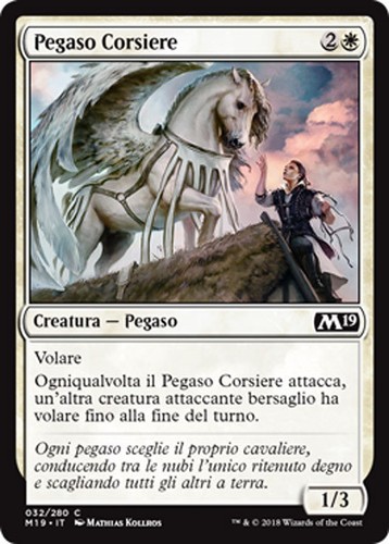 Mtg pegasus courser exc - mtg, 4x