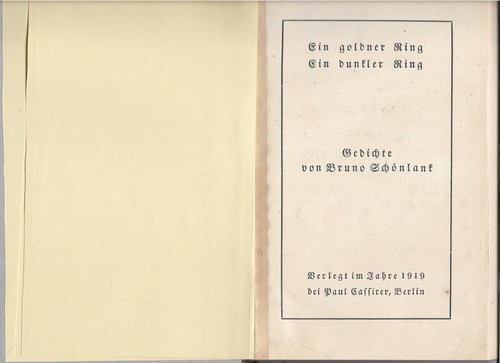 Bruno schönlank anello - un, oro