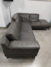 divano angolare In Vera pelle