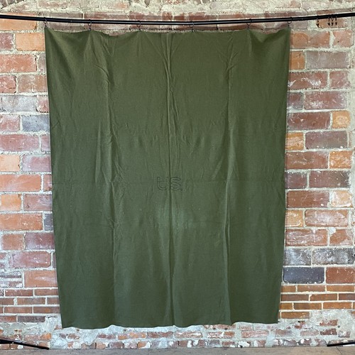 Coperta lana verde militare