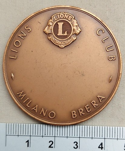 Medaglia lions milano - lions, brera
