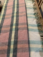 Vintage Welsh Blanket - Jane Beck - Lovely Condition
