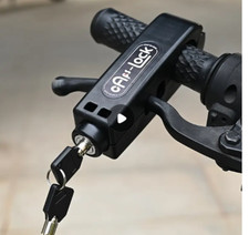 Blocco antifurto  bici bicicletta e bike fat bike motorino moto freno frizione