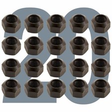 KIT SET 20 DADI RUOTE IN ACCIAIO PER LAND ROVER DEFENDER DISCOVERY 1 RRC SERIES3