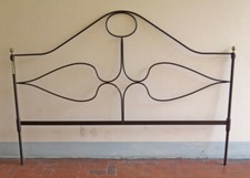 TESTIERA PER LETTO MATRIMONIALE IN FERRO BATTUTO ARTIGIANALE TESTATA LETTO 34 CH