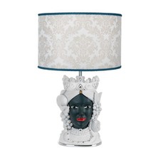 Bongelli Preziosi Lampada da tavolo in stile moderno con testa di moro femminile