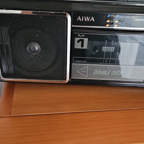 Aiwa boombox stereo - stereo, doppia
