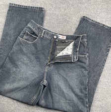 Vintage Y2K Anchor Blue Beyond Baggy Jeans Men 34x34 Fit (32X34 Skate Streetwear