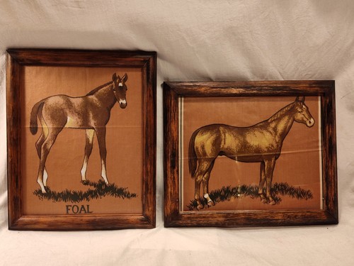 Vintage framed textiles - vintage,