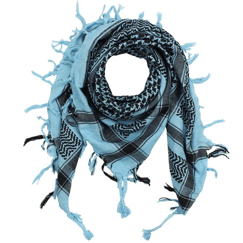 Kefiah azzurra nera - azzurra,