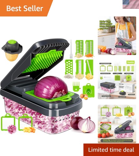 Vegetable chopper 1 - vegetable, chopper,12-in-1