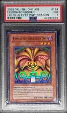 Yugioh Exodia The Forbidden One LOB-124 Legend of Blue Eyes White Dragon PSA 7