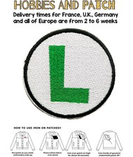 Patch L Luigi Super Mario Bros World toppa termoadesiva iron on nintendo games