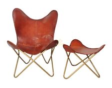 Sedia A Farfalla In Pelle