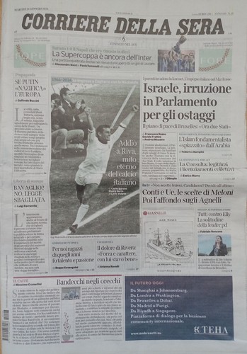 Gigi riva addio corriere - riva,