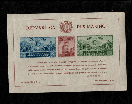 San marino 1945 cinquantenario - san,