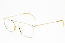 1980s vintage gold plated eyeglasses MARWITZ Optima Gold Plated square gold