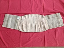 fascia ortopedica schiena con stecche - taglia XL - beige